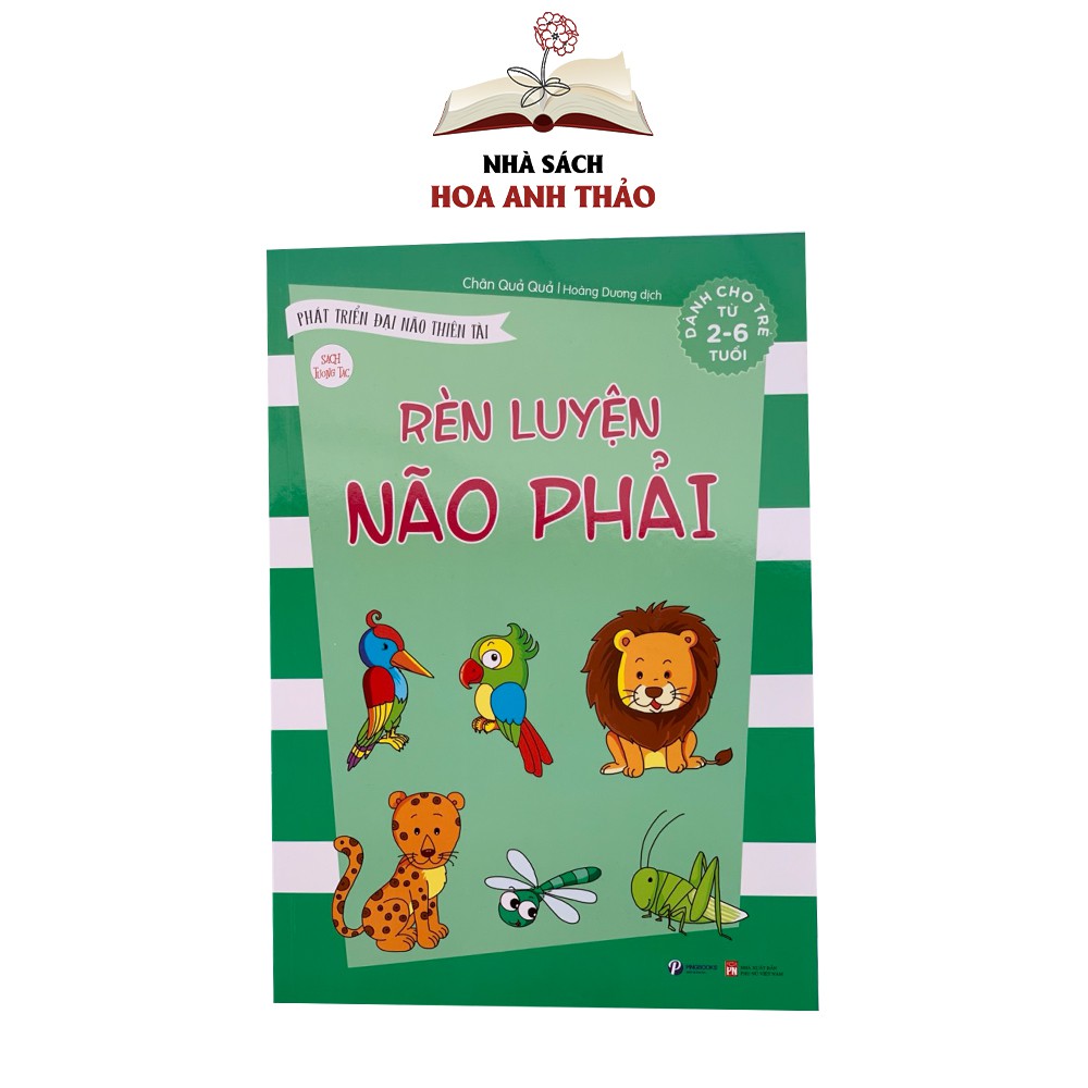 Sách - Phát triển đại não thiên tài - Rèn luyện não trái, não phải cho bé từ 2 đến 6 tuổi