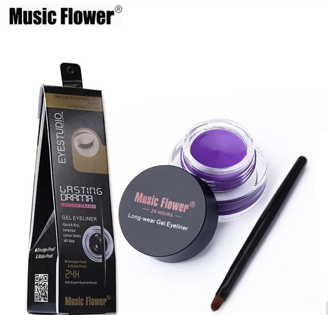 Set gel kẻ mắt 24h chống nước kèm cọ date 2021 | BigBuy360 - bigbuy360.vn