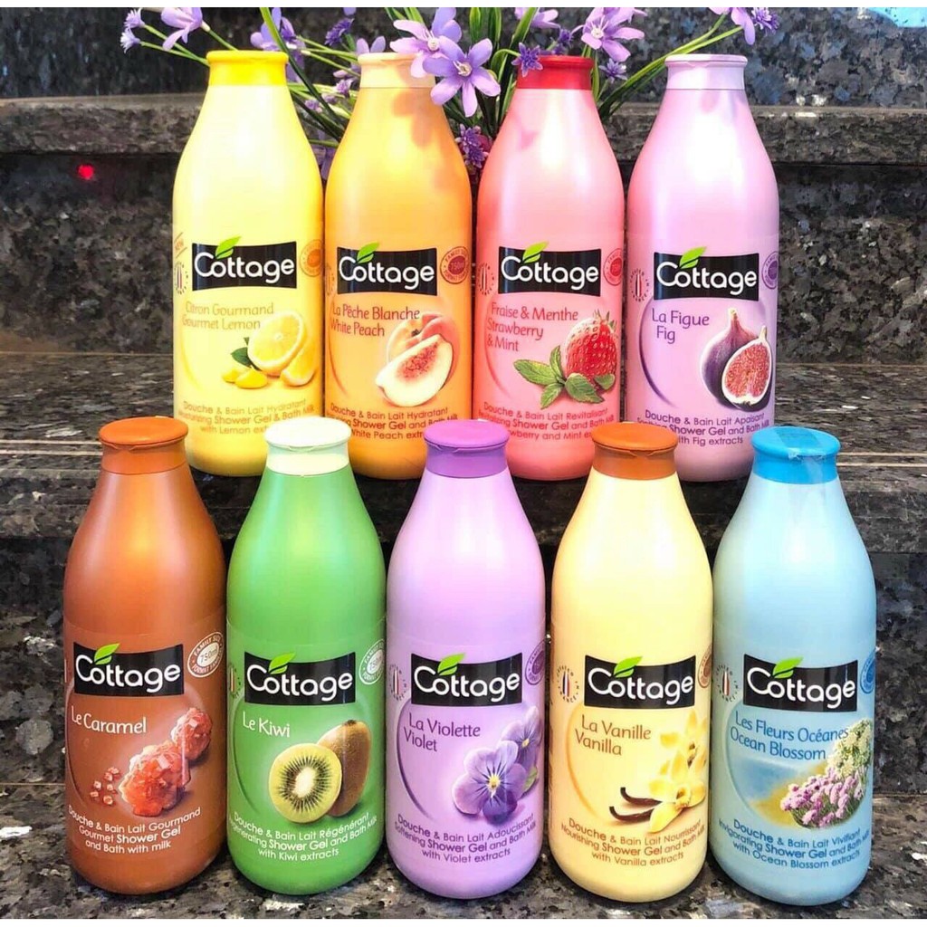 Cặp 250ml Sữa Tắm Dưỡng Ẩm Trắng Da Cottage | BigBuy360 - bigbuy360.vn