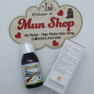 Siro Kẽm Rikichild lọ 100ml