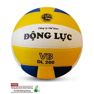 Quả Bóng Chuyền Động Lực DL200 tặng kim bơm túi lưới GreenNetworks