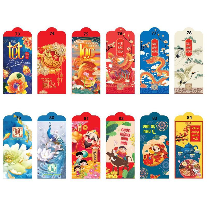 Bán sỉ 10 Phong Bao Lì Xì Tết 2024