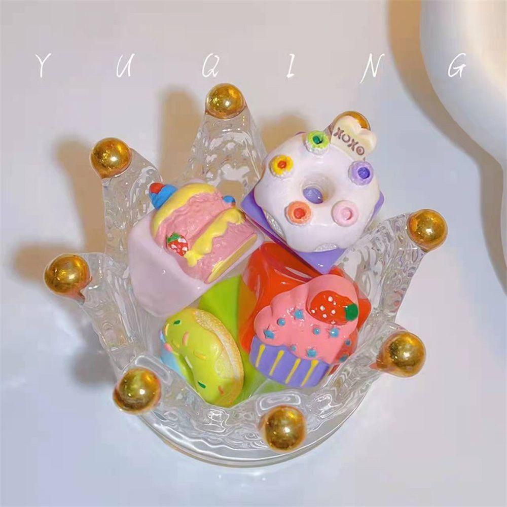 JARRED Nhẫn Nhựa Hình Trái Dâu Tây Dễ Thương Cho Nữ