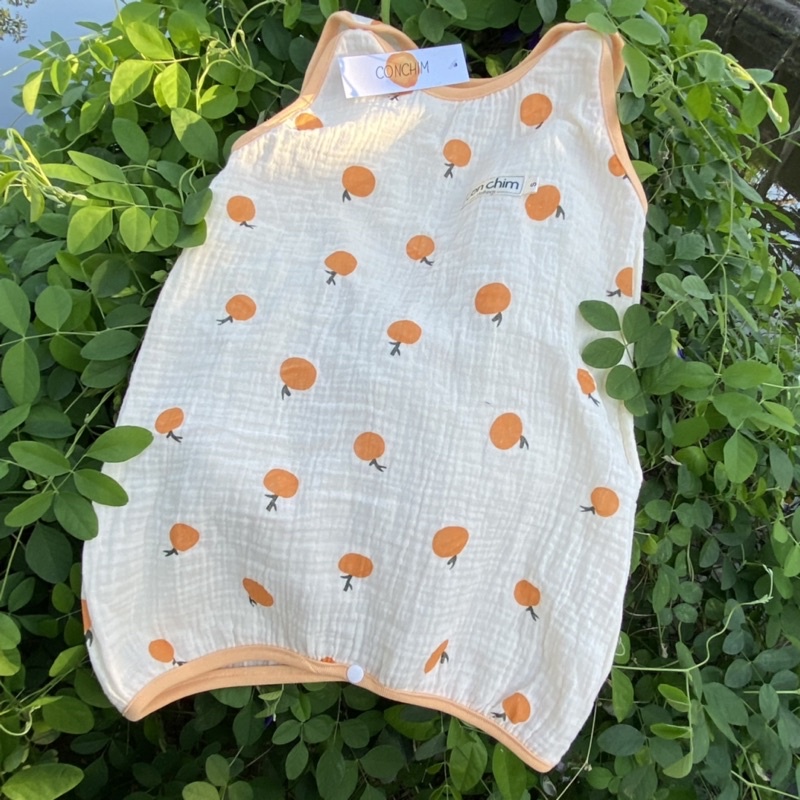 Túi ngủ vải xô muslin hàn quốc 2 lớp CONCHIM | BigBuy360 - bigbuy360.vn