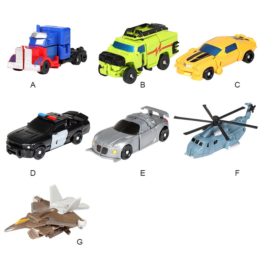 Mô Hình Đồ Chơi Robot Biến Hình Xe Hơi Mini Bằng Nhựa Loại 2 Dành Cho Trẻ Em