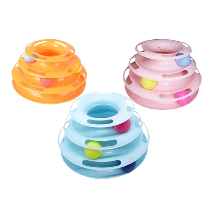 Tháp Bóng 3 tầng Đồ Chơi Cho Mèo (Size Lớn - Hàng đẹp)