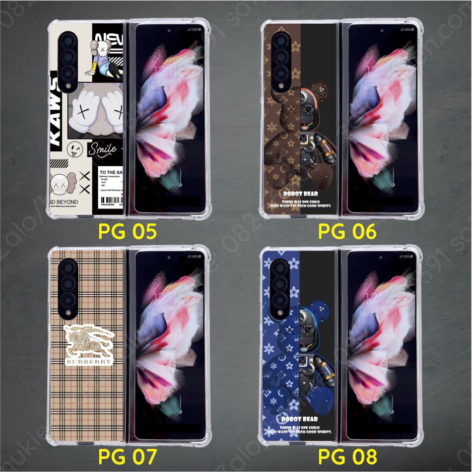 Ốp lưng Samsung Z Fold 4 /Z Fold 3/Z Fold 2 (ZFold4/ Zfold3/ Zfold2) dẻo viền chống sốc in hình thời trang sắc nét