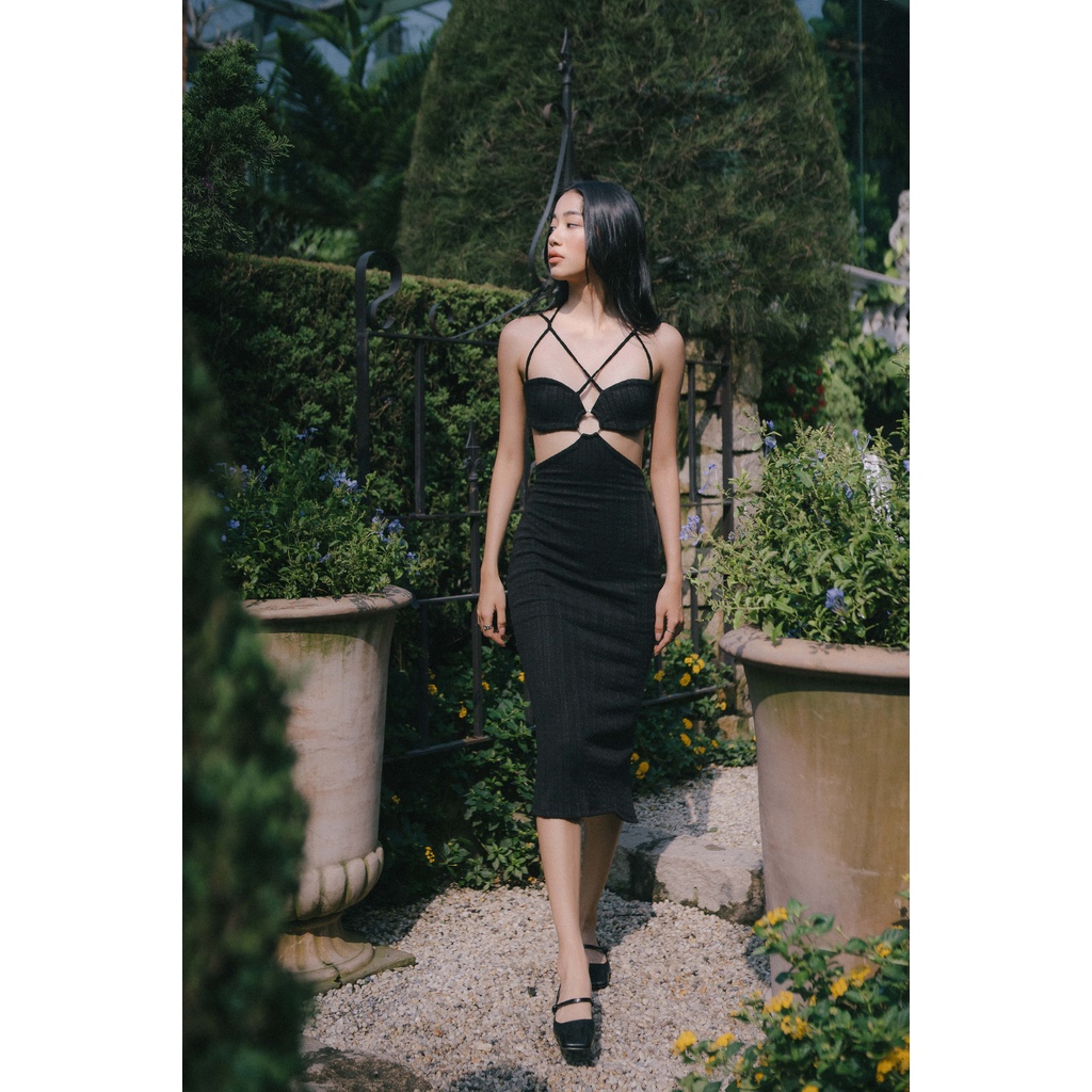 Đầm body khoét eo dáng dài | DOJA DRESS - CLÉLIE