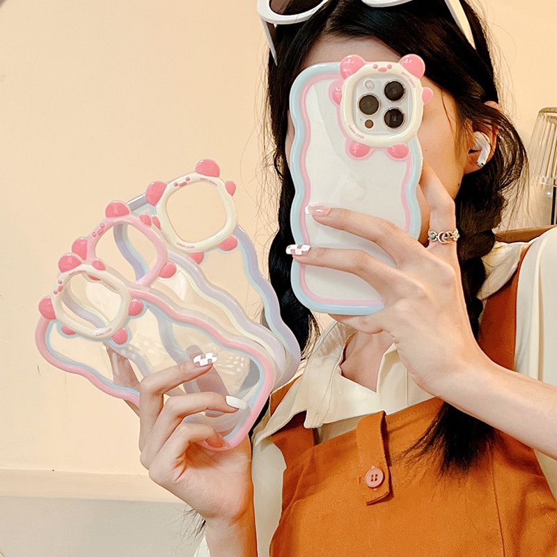 Ốp lưng iphone camera nơ robot gợn sóng 7plus/8plus/x/xs/xsmax/11/12/13 pro/max/plus - Dino case