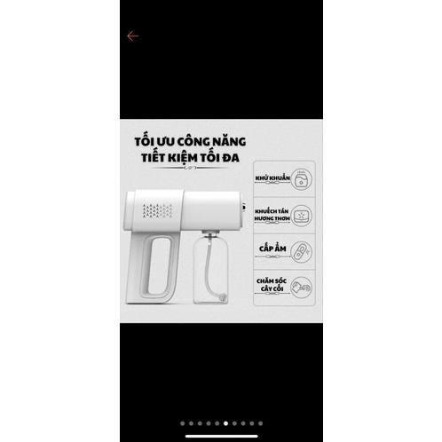 [XẢ KHO] Máy xịt khuẩn K5 PRO 8 tia, Máy khử khuẩn nano phun cồn diệt khuẩn. Giá rẻ