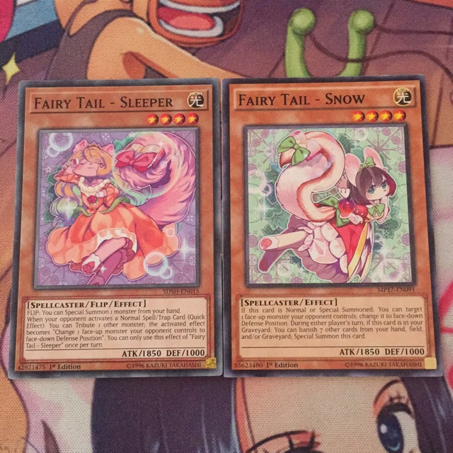 Mua Thẻ Bai Yugioh Ban Cặp Fairy Tail Snow Fairy Tail Sleeper đồ Chơi Trẻ Em