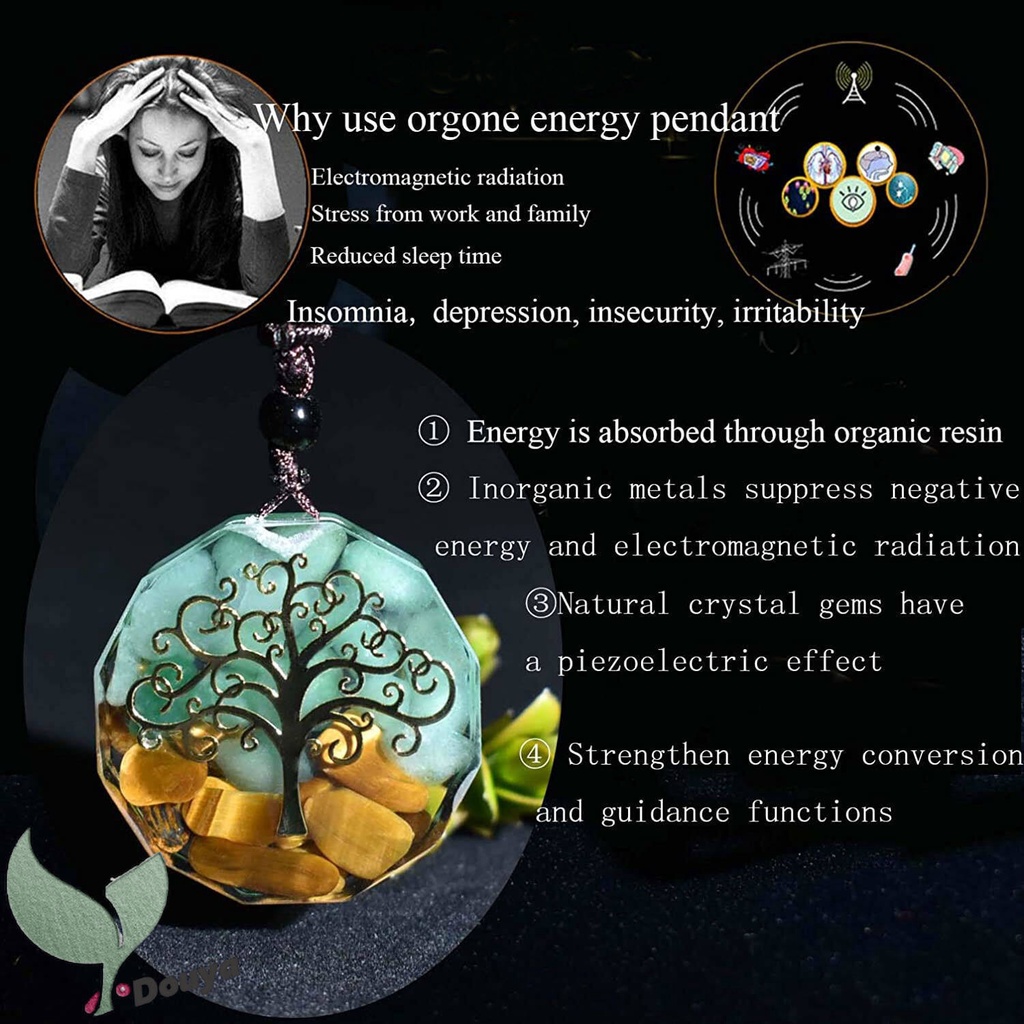 Vòng cổ Mặt Đá Chakra Chữa Bệnh