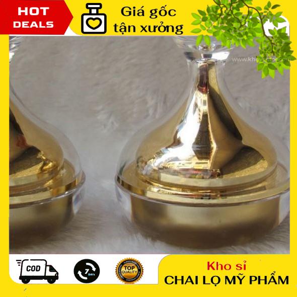 Hủ Đựng Kem ❤ GIÁ TẬN GỐC ❤ Hủ chiết kem Chóp Vàng 10g / hủ đựng mỹ phẩm , phụ kiện du lịch