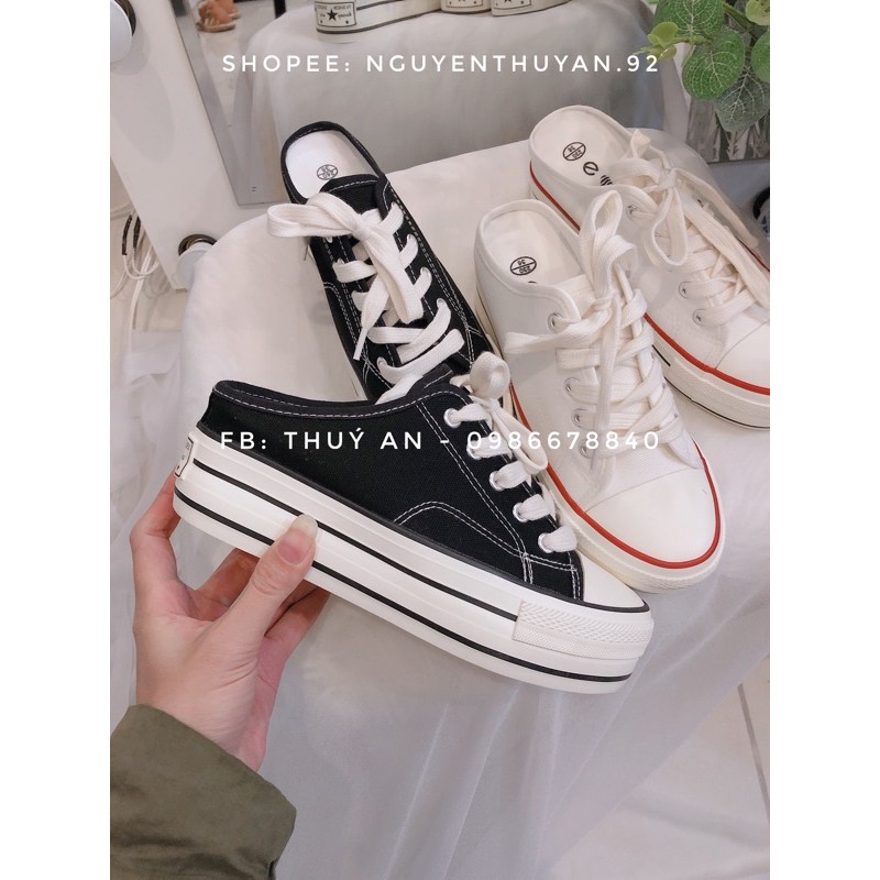 Giày sục thể thao loại 1 đế 5cm Link cũ bị xoá