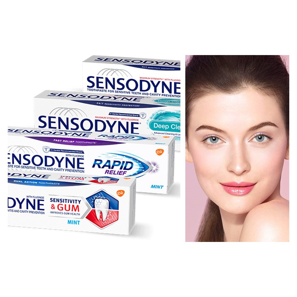 kem đánh răng SE𝙉SODYNE 3.4oz-4.0 oz Mỹ USA nhiều loại