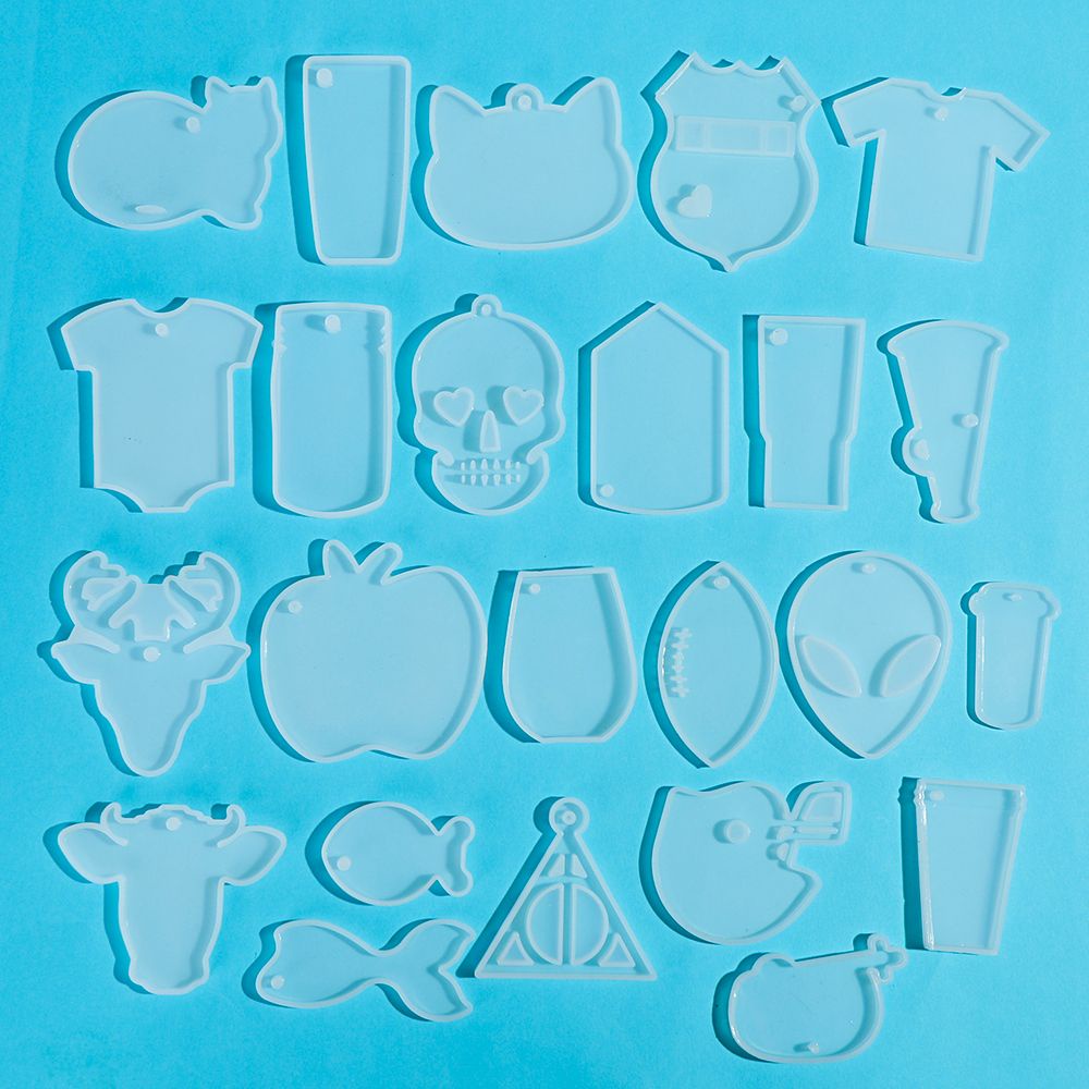 Khuôn Silicone Làm Móc Khóa Hình Mê Cung Xinh Xắn|Epoxy UV