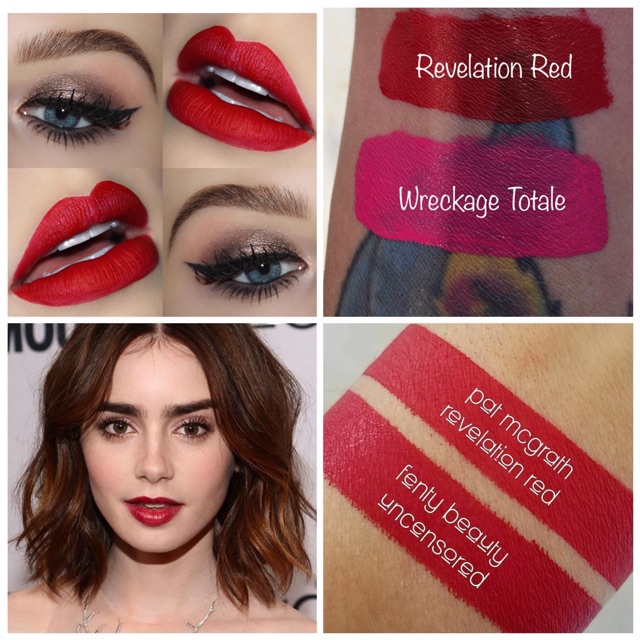 🌹 Pat McGrath Labs LiquiLUST 007 Liquid Lipstick màu Revelation Red - Son kem lỳ - Fullsize