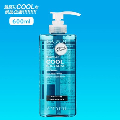 Sữa tắm Cool Pharmaact hương bạc hà cho nam 600ml