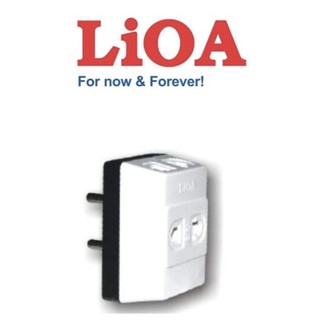 Ổ Cắm Nối 3 LIOA Chia 3 Ngả, Chân Cắm Tròn Ø4mm/ Ø5mm, Lỗ Cắm Siêu Chắc