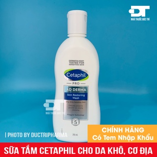 Sữa tắm dành cho da cơ địa, khô Cetaphil Pro AD Derma Skin Restoring Wash 295ml