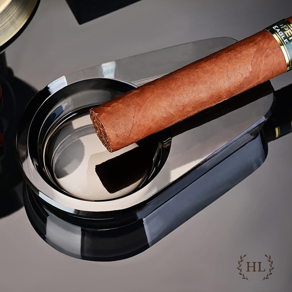 (hàng hot) Gạt tàn Cigar thủy tinh nguyên khối | GẠT TÀN THỦY TINH CAO CẤP