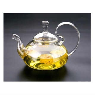 Ấm trà thuỷ tinh quai vồng 500ml - 600ml