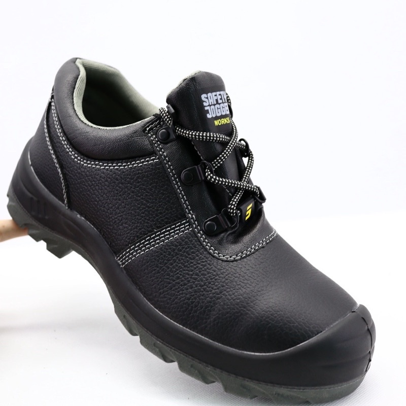 Giày bảo hộ lao động nam Jogger Bestrun S3,chống đinh/nước/va đập,trơn trượt,da bò,Giày công trình,form thể thao