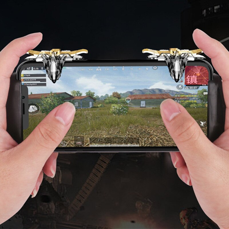 Cặp nút bấm điều khiển trò chơi bắn súng PUBG trái và phải cho IPHONE ANDROID