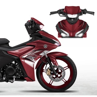 Tem Exciter 155 xe đen phối tem chỉ