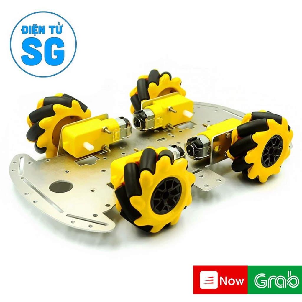 Bộ khung xe 4 bánh Mecanum