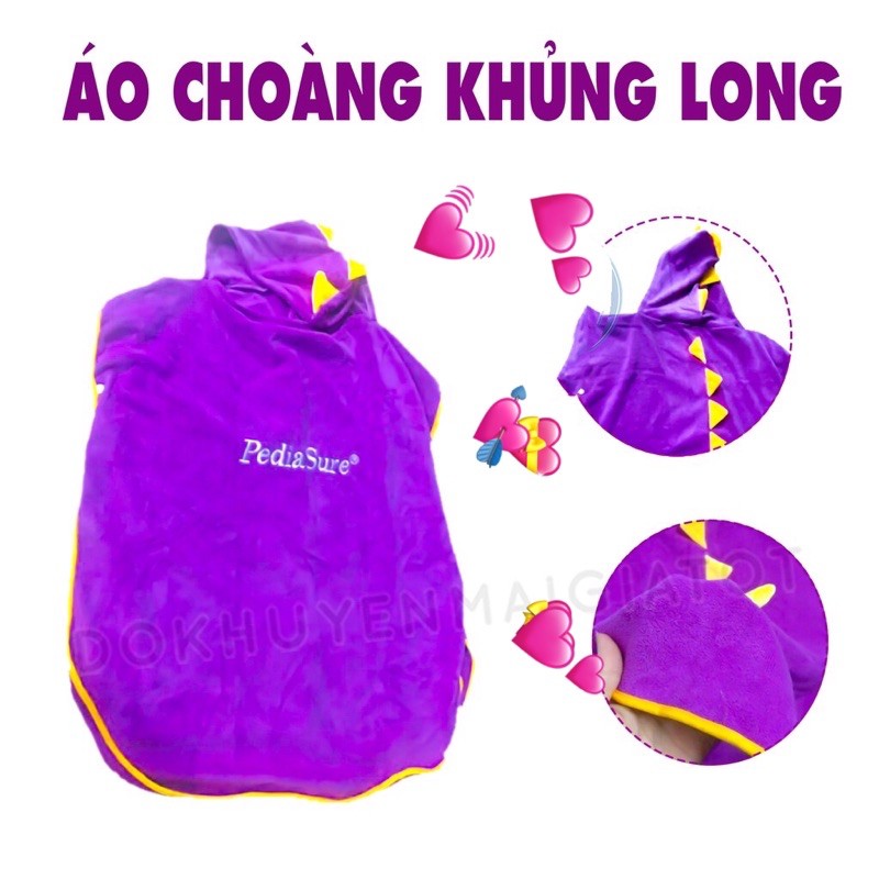 ❤Siêu Rẻ-ÁO CHOÀNG TẮM KHỦNG LONG CHO BÉ hkm Pedisure