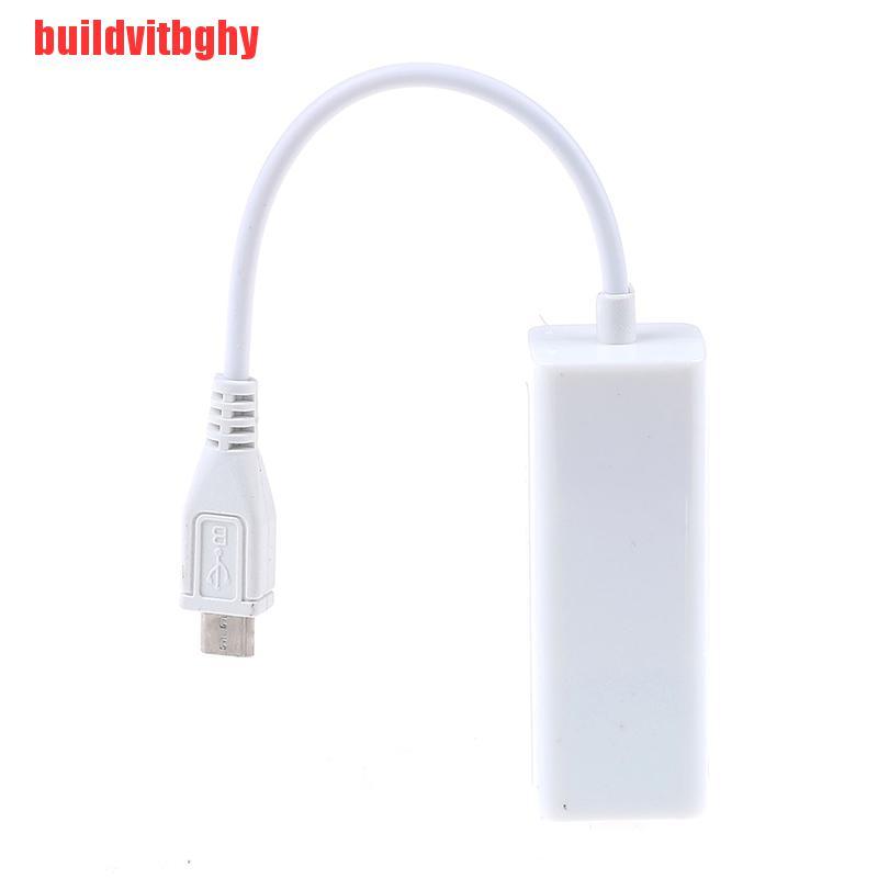 Bộ Chuyển Đổi 5-pin Micro Usb 2.0 Sang Rj45 Lan Ethernet 100mbps Cho Tablet Pc Ihl