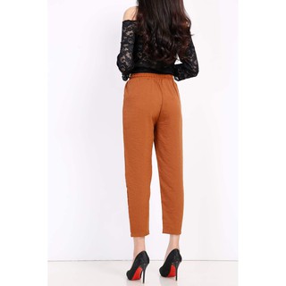 Quần baggy vải đũi lụa dáng dài