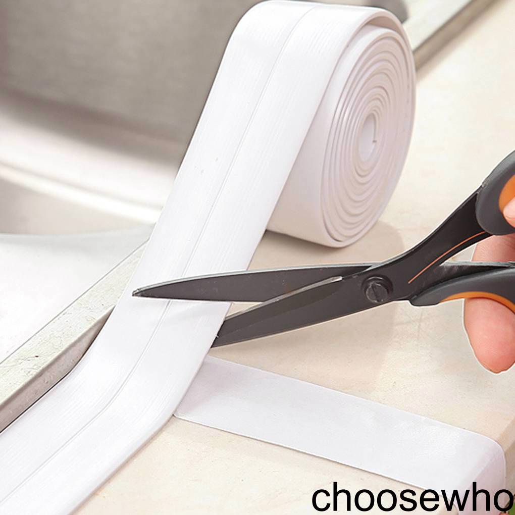 [CHOO] Sealing Strip corner Line Sink Dustproof Waterproof Bathroom Wall Adhesive Tape White Home Decoration