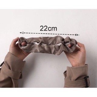 Dây buộc tóc Scrunchie vải lụa bóng nhiều màu mới 2020