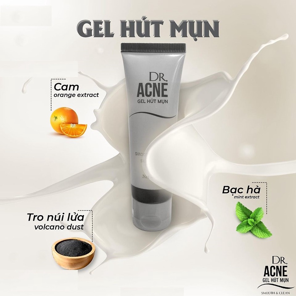 Gel lột mụn đầu đen - mụn cám DR acne