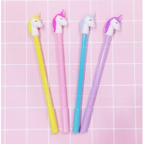 B1 Bút đầu ngựa thần bút unicorn bút hoạt hình bút dễ thương bút kute viết gel