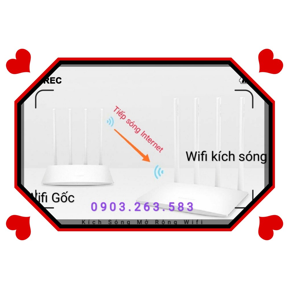 🎪Kích sóng Wifi chuyên dụng MERCURY băng thông tốc độ cao 300Mbps với 4 râu 2019 ổn định phát sóng khỏe