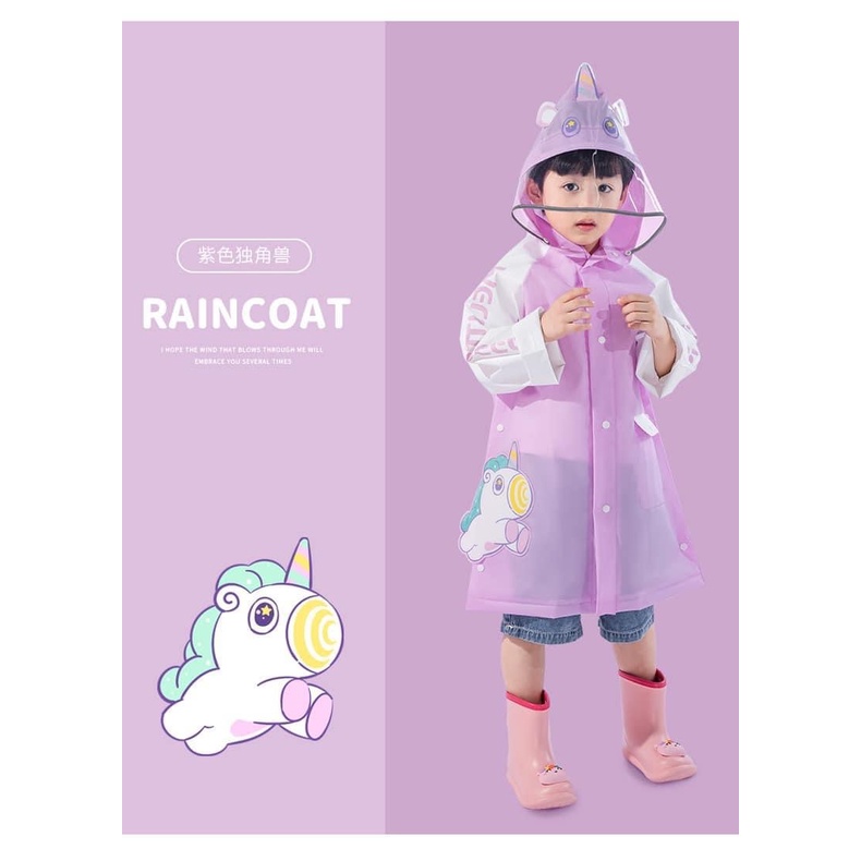 Áo Mưa Mario In Hoạt Hình Dễ Thương Cho Bé