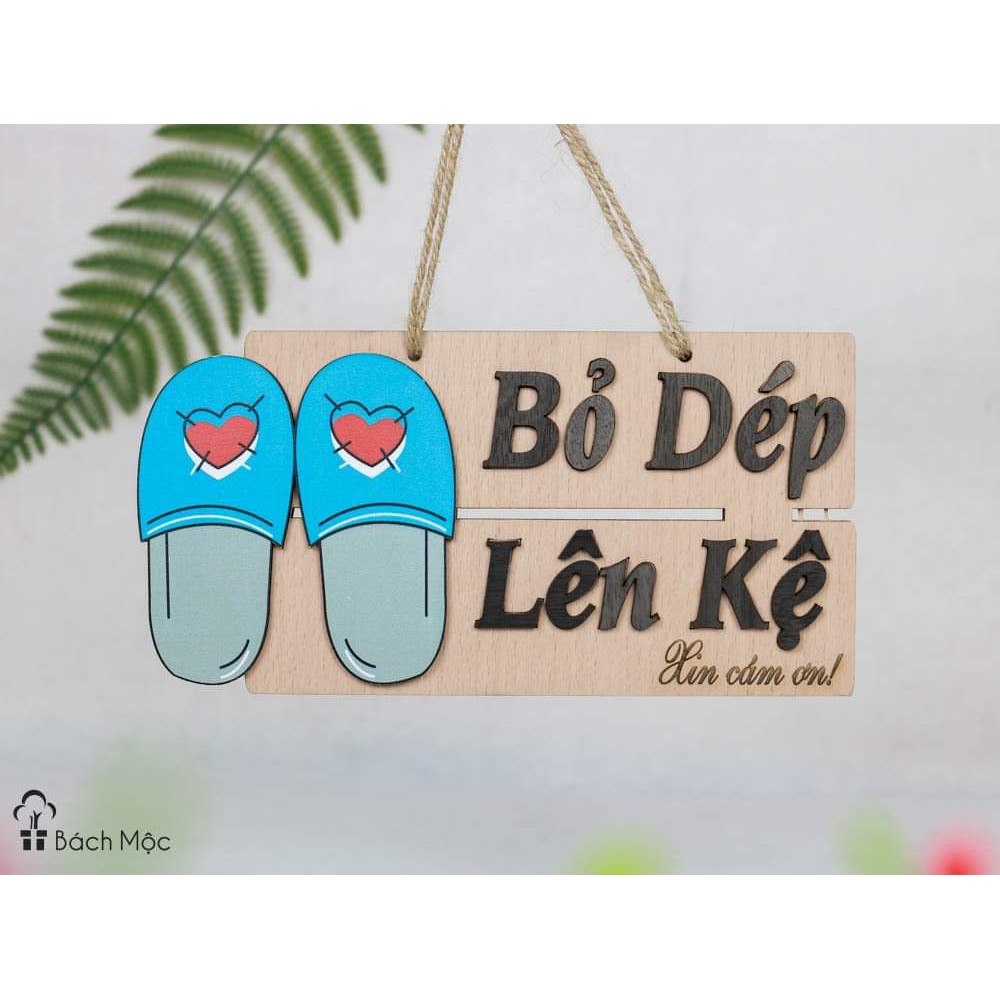 BẢNG TREO BỎ DÉP LÊN KỆ BA15