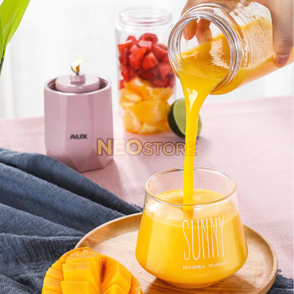 Cốc xay sinh tố Mini cầm tay tiện lợi AUX