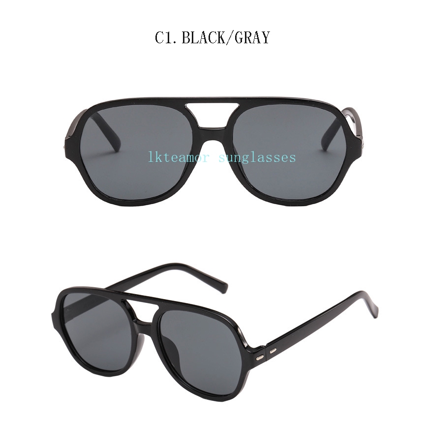 Kính Mát Gọng Tròn Chống Tia Uv400 Phong Cách Vintage