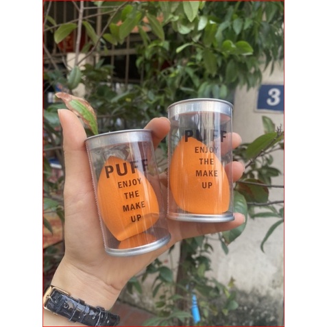 Bông Tán Nền Hình Trứng Puff