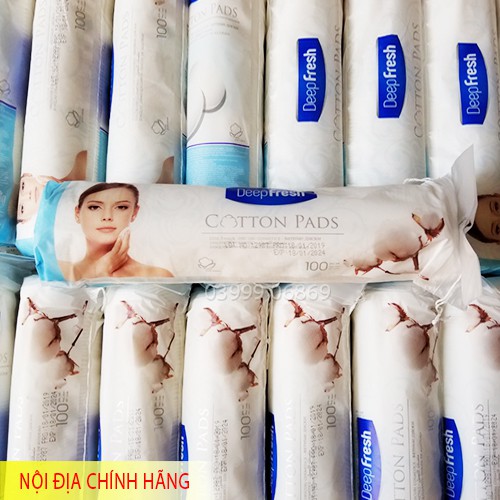 Bông Tẩy Trang Deep Fresh Cotton Pads 70- 100 miếng