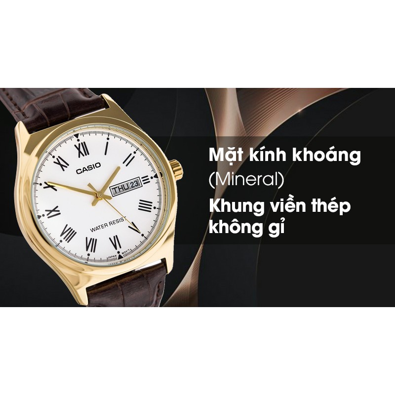 ĐỒNG HỒ CASIO NAM MTP-V006GL-7BUDF - Đồng hồ đại chúng