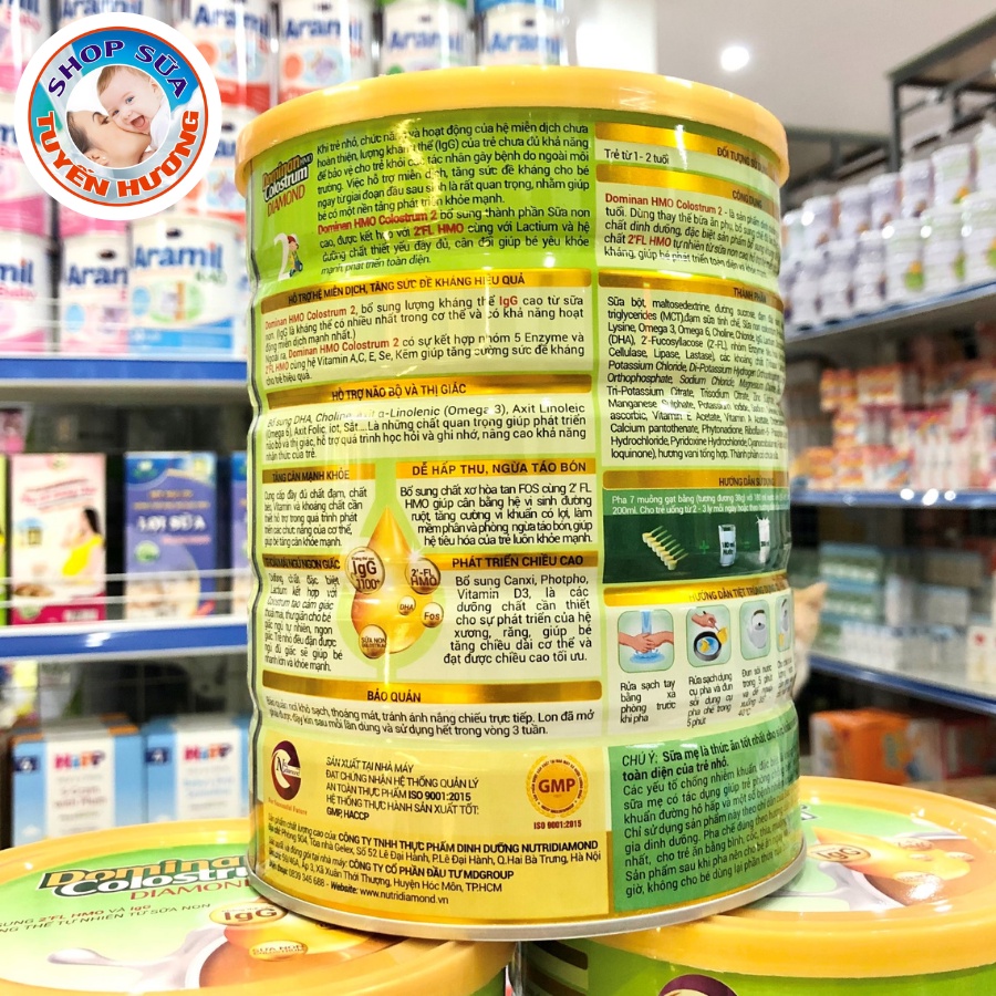 Sữa Dominan Colostrum HMO số 1,2,3 Hộp 800g & 400g Chính Hãng