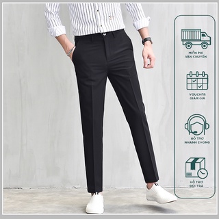 Quần tây dáng ôm phong cách thời trang công sở quý phái dành cho phái mạnh