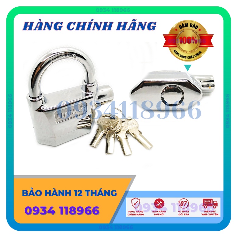 Ổ khóa cửa báo động Alarm - BH 12 tháng - Khóa cửa - khóa đĩa xe máy còi hú chống trộm
