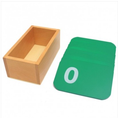 Giáo cụ Montessori thẻ số từ 0-9