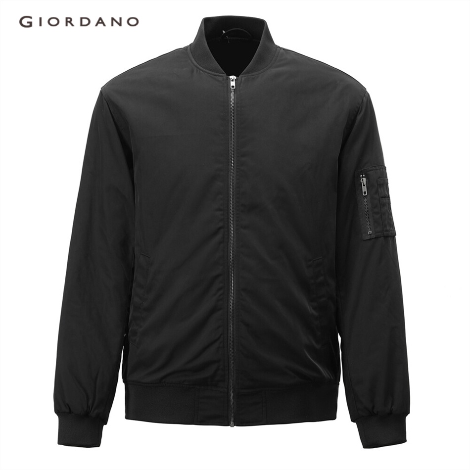 Áo khoác bomber GIORDANO 01072684 cổ áo bóng chày cho nam
